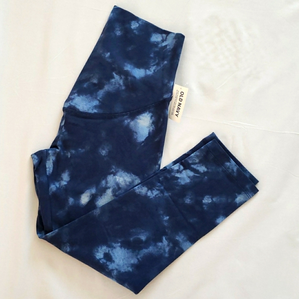 Old Navy Maternity Full Panel Tie-Dye Cropped Leggings - XS - Picture 10 of 12